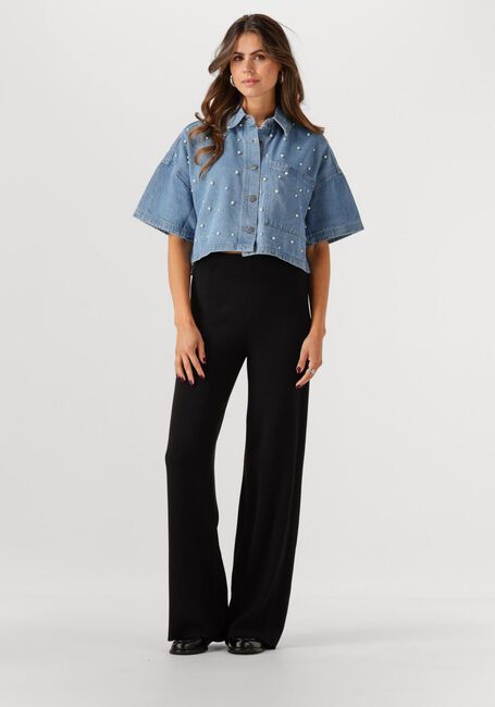 Y.A.S. Pantalon YASFONNY HW KNIT PANT S. en noir - large