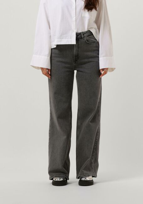 SELECTED FEMME Wide jeans SLFELOISE HW WIDE LIGHT GREY JEANS Gris clair - large