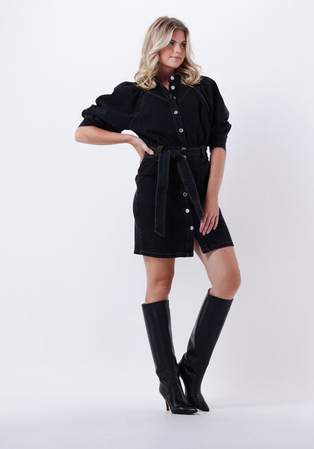 FREEBIRD Mini robe EVONY DRESS DENIM en noir - large