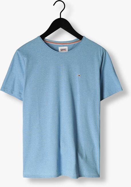 TOMMY JEANS T-shirt TJM SLIM JASPE C NECK en bleu - large
