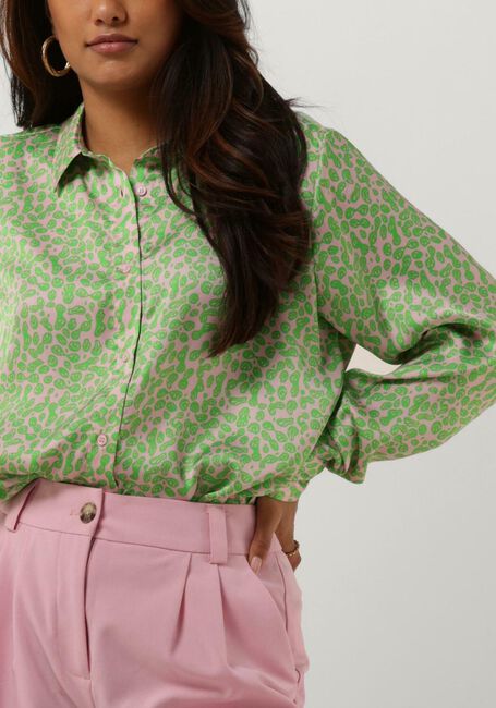 Groene MODSTRÖM  CLARKE PRINT SHIRT - large
