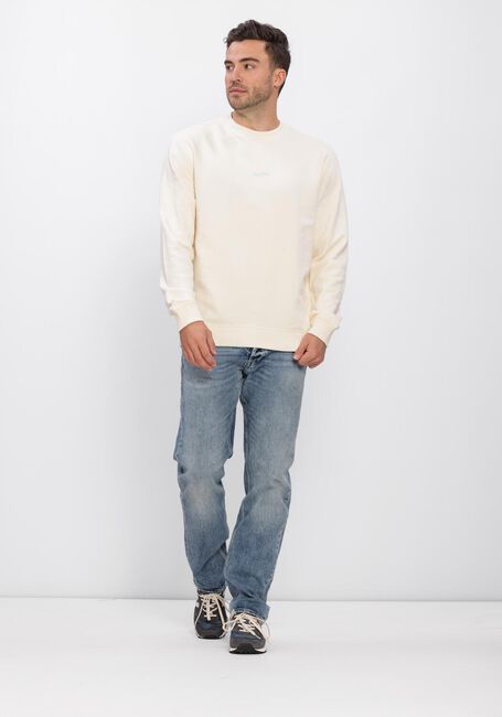 Beige PURE PATH Sweater TRIO OF FLOWERS CREWNECK - large