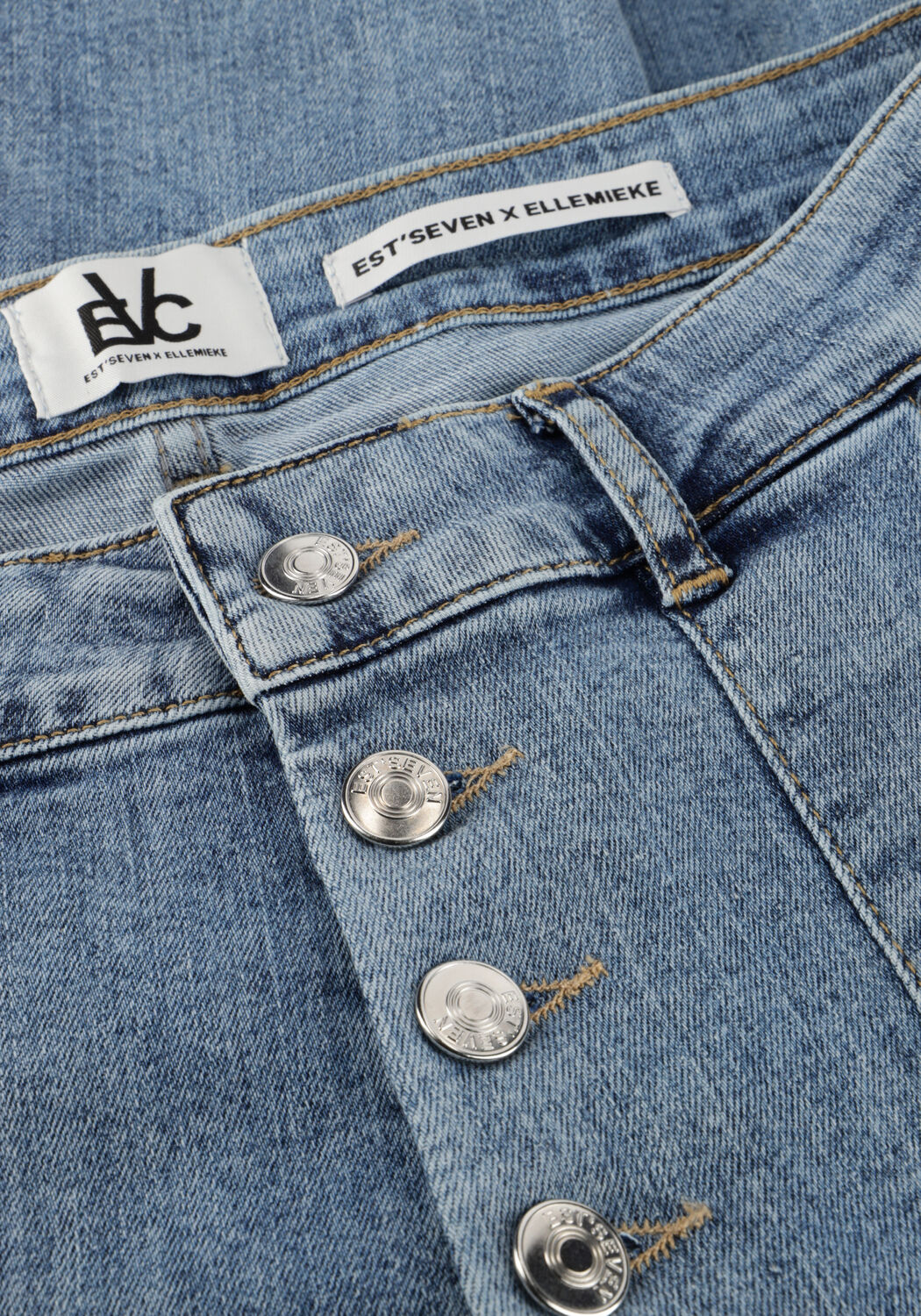 EST'SEVEN MACON JEANS Pantalons Bleu fonc&eacute; - large