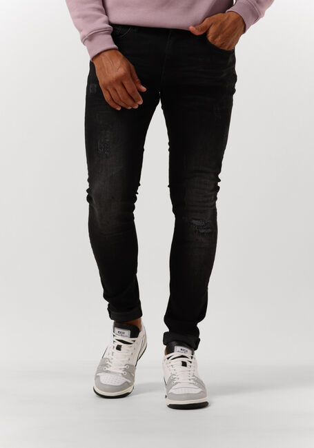 PUREWHITE Slim fit jeans #THE JONE - SKINNY FIT JEANS WITH SUBTLE DAMAGING SPOTS AND BLACK PAINT SPLASHES Gris foncé - large