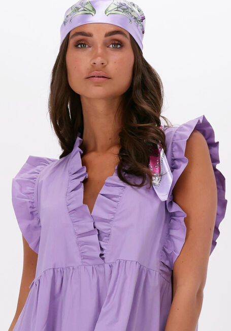 ACCESS Robe midi DRESS WITH RUFFLES AT THE TOP Lilas - large