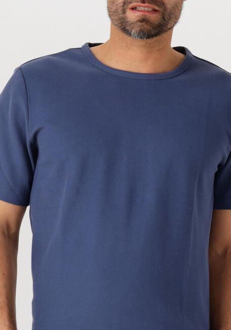 Blauwe SELECTED HOMME T-shirt SLHJOSEPH PIQUE SS O-NECK TEE - large