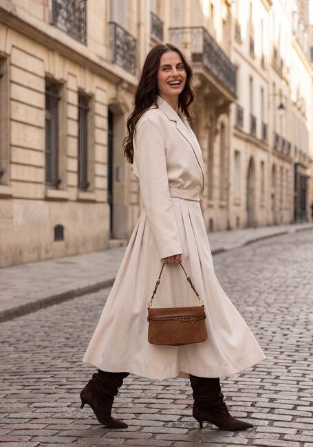 CO'COUTURE Jupe maxi TENGACC PLEAT SKIRT en beige - large