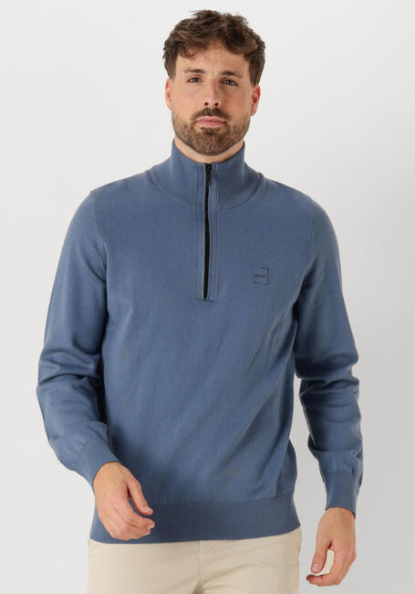 BOSS ORANGE Pull KANOBIX_S en bleu - large