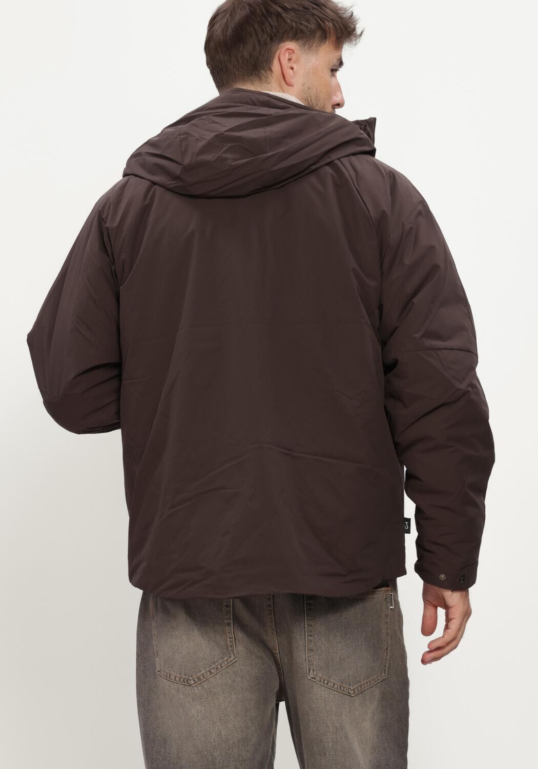 BUTCHER OF BLUE Veste matelass&eacute; LANDON JACKET en marron - large