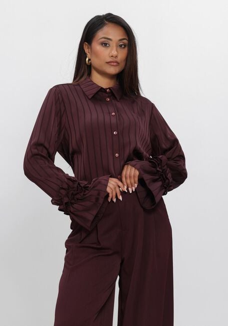 Bordeaux NUKUS  AMALIA BLOUSE STRIPE - large