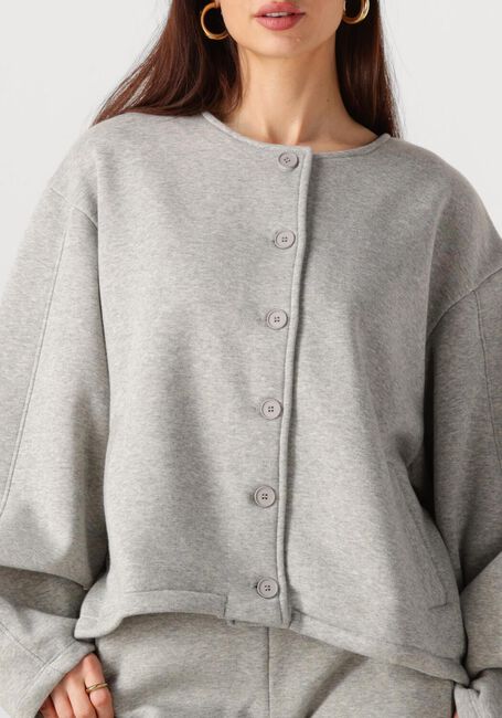 Grijze EDITED Mantel JILIAN SWEAT JACKET - large