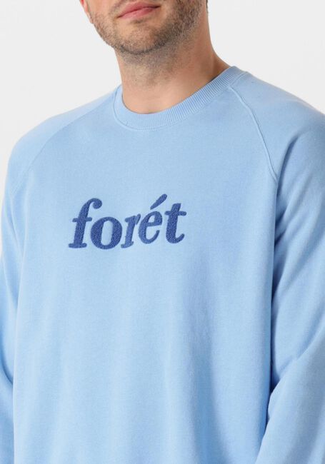 Lichtblauwe FORÉT Sweater SPRUCE SWEATSHIRT - large