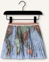 Blauwe NONO Minirok NULAN WORLD MAP SHORT PLISSEE SKIRT Blauwe NONO Minirok NULAN WORLD MAP SHORT PLISSEE SKIRT - medium