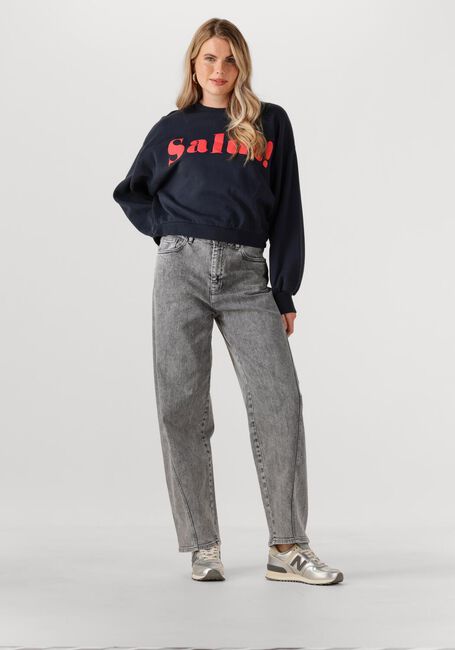 BY-BAR Chandail BIBI SALUT SWEATER Bleu foncé - large