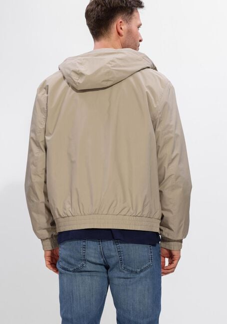 Beige CALVIN KLEIN Jack LS HOODED RIPSTOP HARRINGTON JKT - large
