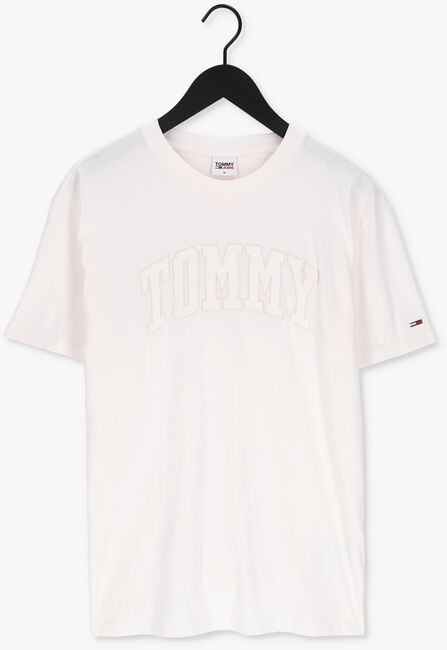 TOMMY JEANS T-shirt TJM TONAL TOMMY COLLEGIATE TEE en blanc - large