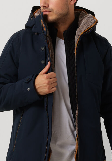 PME LEGEND Parkas SEMI LONG JACKET SNOWPACK ICON 2.0 TRAIL RIPSTOP Bleu foncé - large