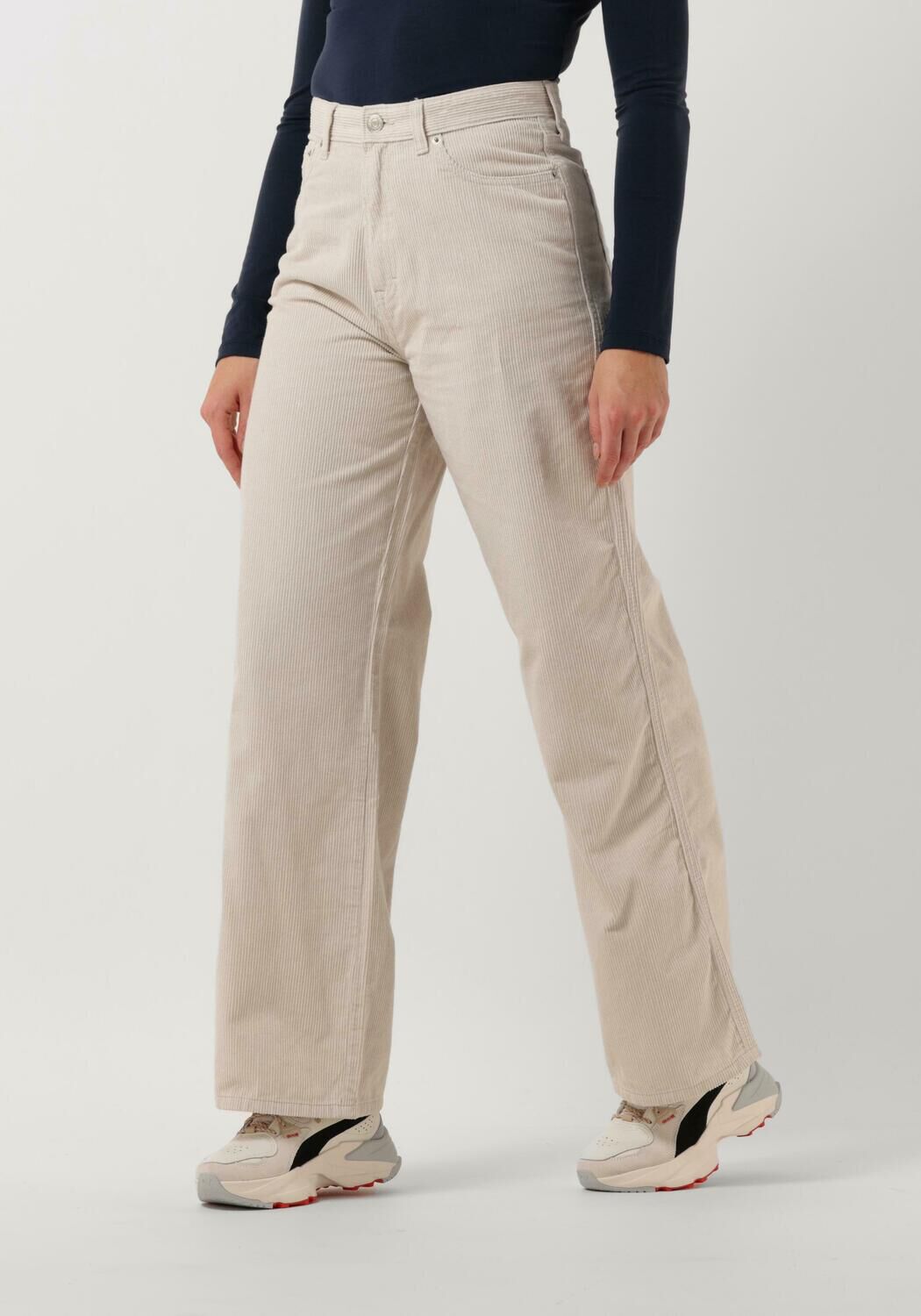 Pantalon outlet évasé beige