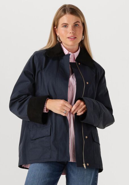 NEO NOIR Jack ANASTACIA CORD JACKET Bleu foncé - large