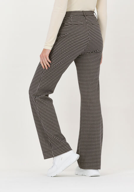 VANILIA Pantalon &eacute;vas&eacute; FLARE PIED en marron - large