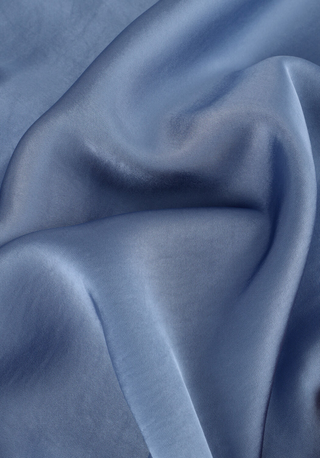 Lichtblauwe NEO NOIR  ROELLA HEAVY SATEEN BLOUSE - large