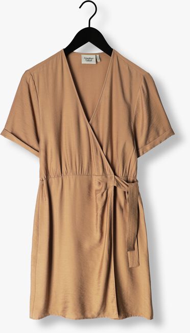 ANOTHER LABEL Mini robe CIEL DRESS S/S en marron - large