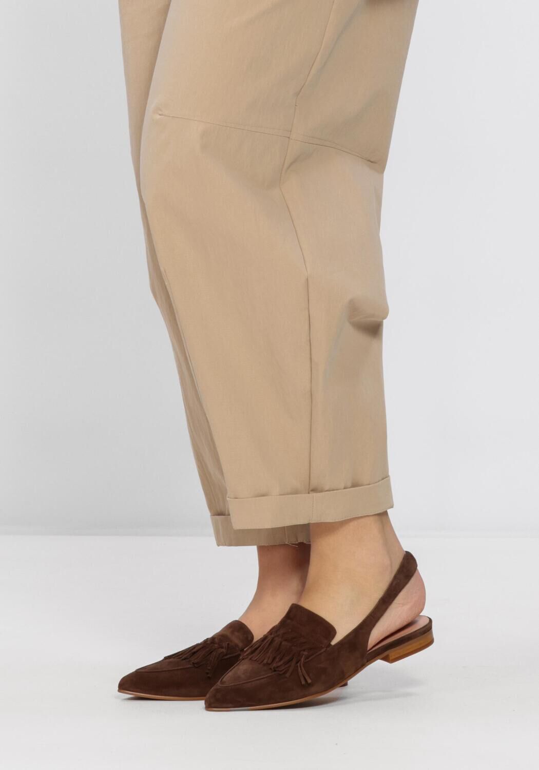 STEFANO LAURAN Slingbacks E2575 en marron - large