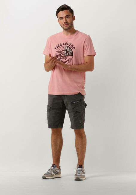 PME LEGEND T-shirt SHORT SLEEVE R-NECK SINGLE JERSEY LW PLAY en rose - large