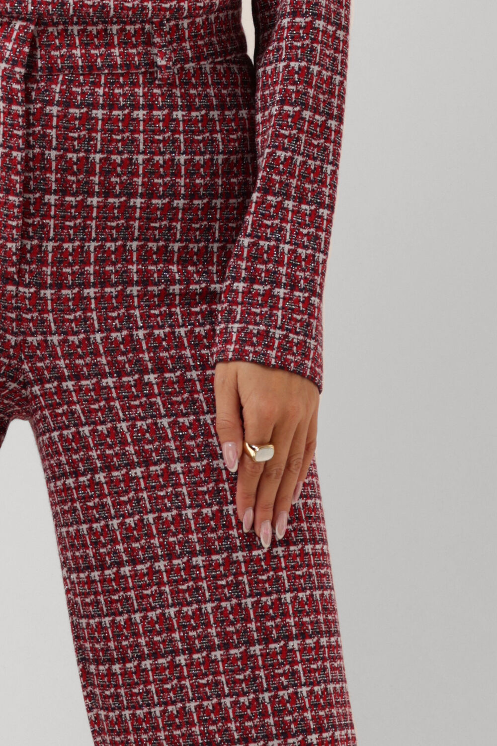 Pantalon tartan rouge femme store