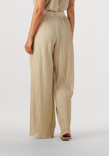 AIMEE THE LABEL Pantalon large RAMSES en beige - large