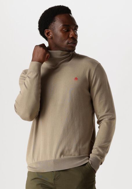SCOTCH & SODA Col roulé TURTLENECK VISCOSE SWEATER en beige - large