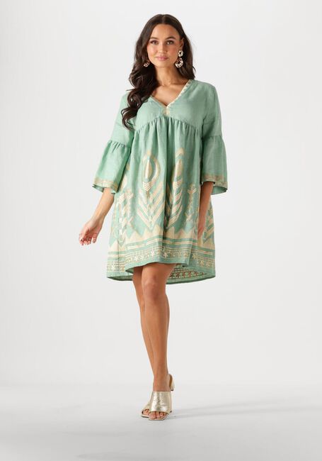 GREEK ARCHAIC KORI Mini robe 231114 en vert - large