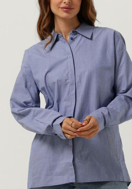 Blauwe MY ESSENTIAL WARDROBE  03 THE SHIRT - large