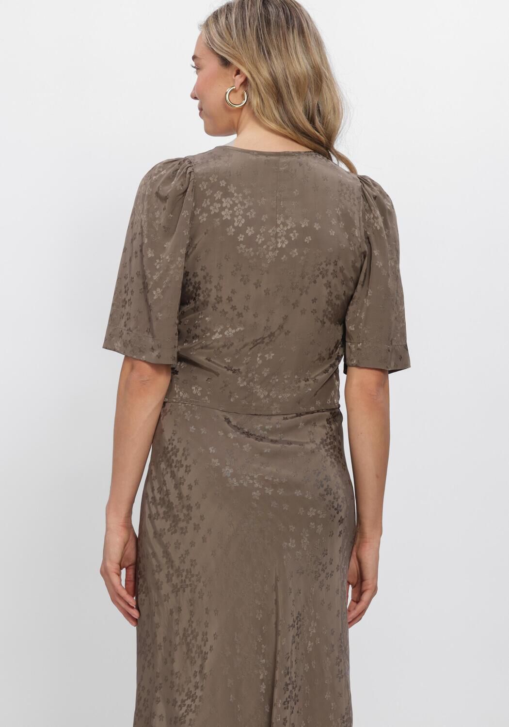 OBJECT OBJBELA RE S/S TOP Blouses en beige - large
