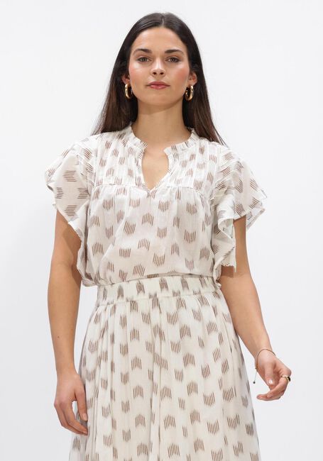 Gebroken wit BY-BAR  DANEE OASE BLOUSE - large