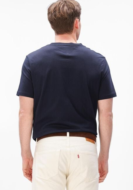 TOMMY HILFIGER T-shirt BRAND LOVE SMALL HILFIGER TEE Bleu fonc&eacute; - large