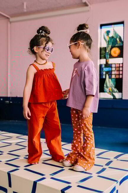 Bruine JACKY SUE Broeken/jumpsuits JACKY PANTS - large