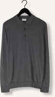 Grijze PROFUOMO Polo POLO LONG SLEEVE Grijze PROFUOMO Polo POLO LONG SLEEVE - medium