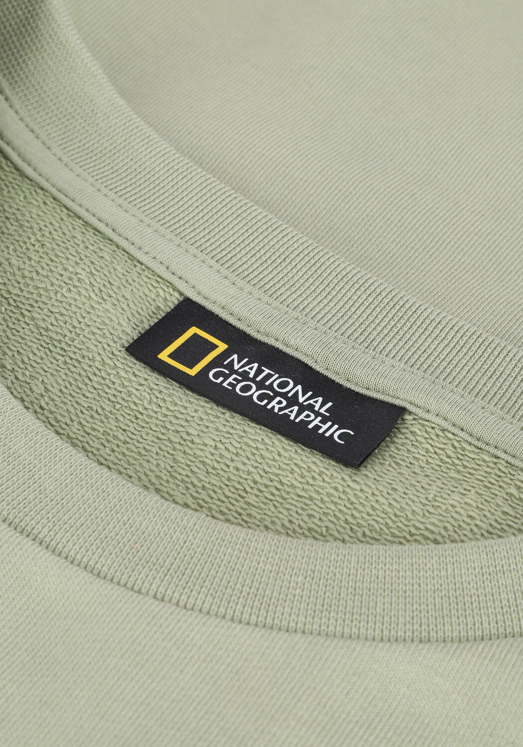 NATIONAL GEOGRAPHIC Chandail FOUNDATION ORGANIC CREWNECK en vert - large