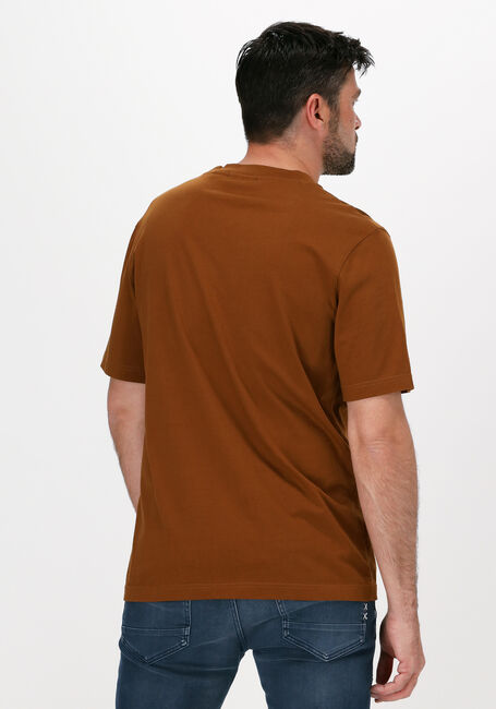 SCOTCH & SODA T-shirt GRAPHIC LOGO REGULAR FIT T-SHI en marron - large