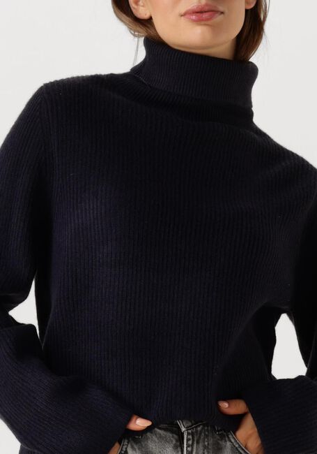 CO'COUTURE Col roulé ROW RIB ROLLNECK en bleu - large