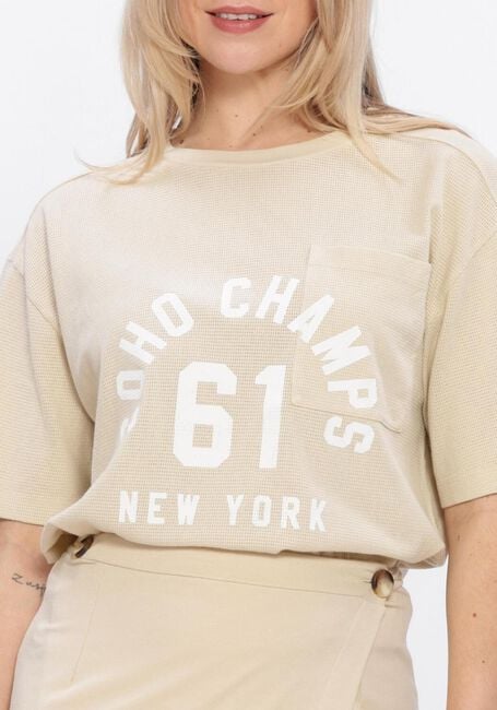 PENN & INK T-shirt T-SHIRT PRINT en beige - large