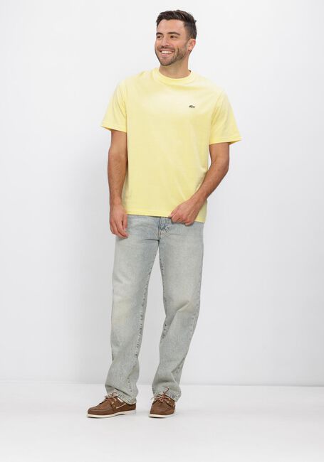 LACOSTE T-shirt COTTON T-SHIRT en jaune - large