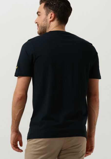 LYLE & SCOTT T-shirt EMBROIDERED T-SHIRT Bleu foncé - large