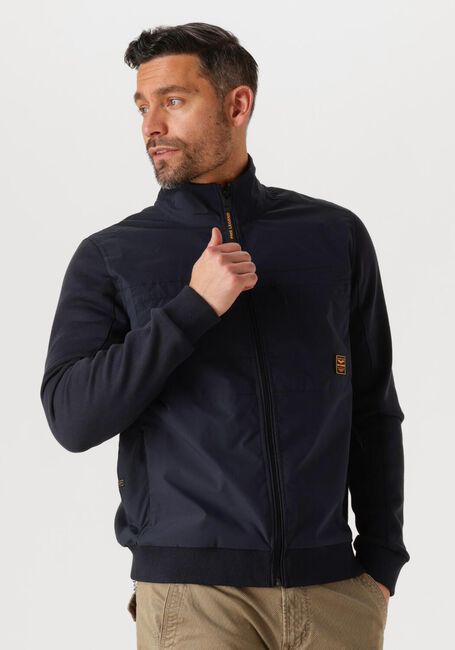 PME LEGEND Jack ZIP JACKET SWEAT MIXED PADDED en bleu - large