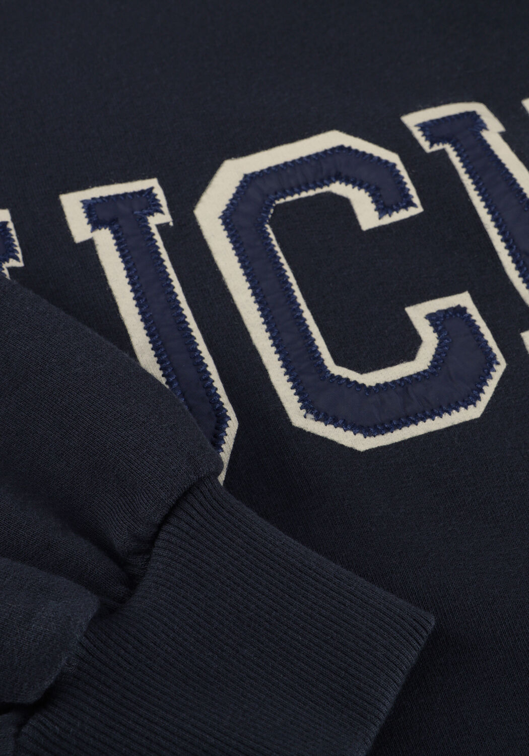 BY-BAR Pull BIBI PATCHWORK SWEATER Bleu fonc&eacute; - large