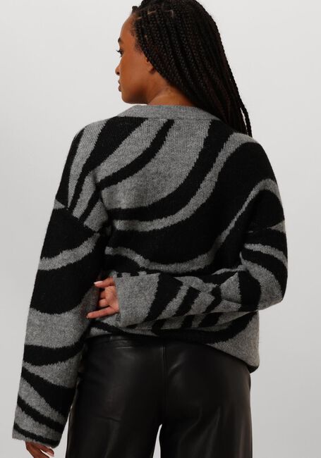 OBJECT Pull OBJDIANA LO L/S KNIT PULLOVER en gris - large