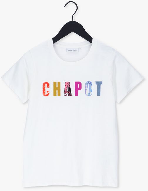FABIENNE CHAPOT T-shirt PATCHWORK CHAPOT T-SHIRT en beige - large