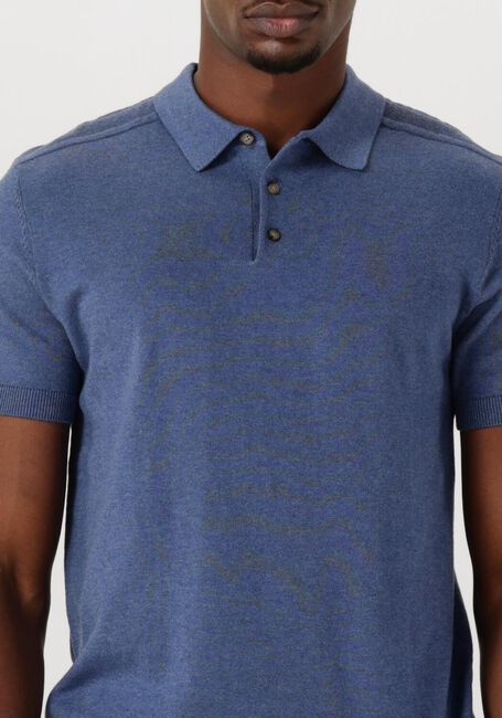 SELECTED HOMME Polo SLHBERG SS KNIT POLO NOOS Bleu foncé - large