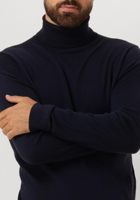 Donkerblauwe CALVIN KLEIN Coltrui MERINO TURTLE NECK - large